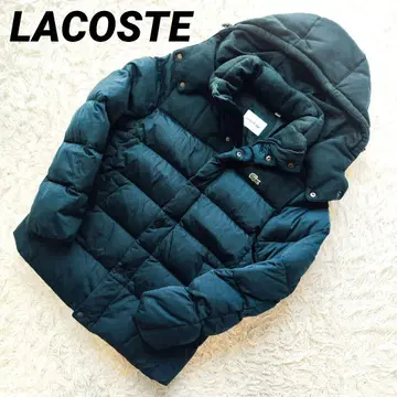 [ 레어 컬러 ] 라코스테 다운 자켓 크로커다일 로고 사이즈 50