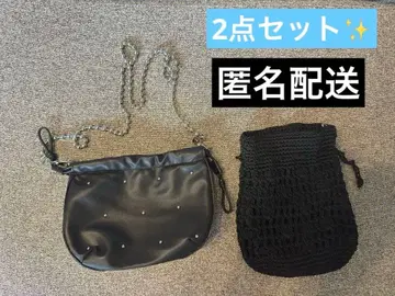 niko and - 숄더백 2세트 블랙 익명 배송 무료배송