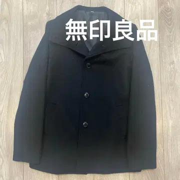 블랙 피 코트 M 사이즈