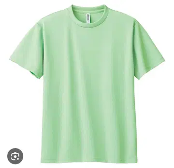 라이트 그린 반팔 T셔츠