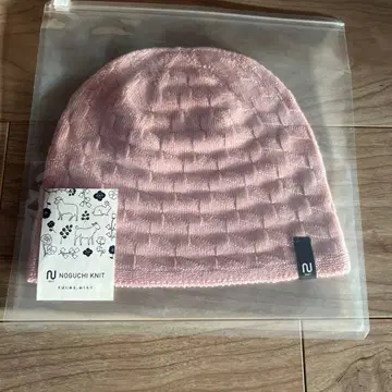 미사용 새상품 NOGUCHI KNIT 핑크 니트 모자