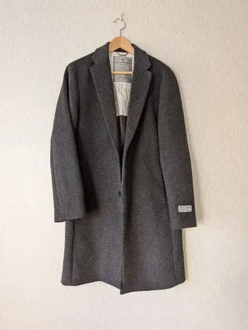 NANO UNIVERSE 차콜 그레이 체스터 코트