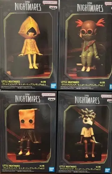 리틀 나이트메어 모니터 탑 피규어 4개 세트