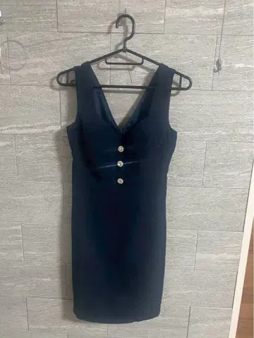 JEWELS 네이비 타이트 드레스 S