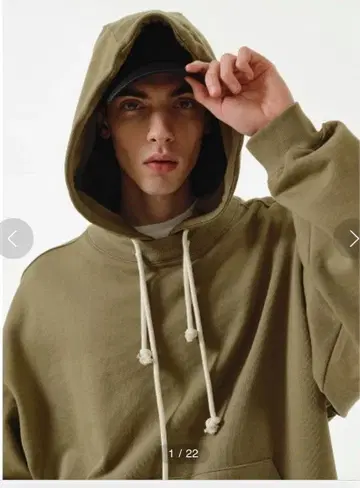 IEY 코튼 블랙 오버 사이즈 후드티 헤비 웨이트