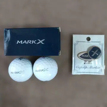 MARK X 골프용 캡 클립 마커 골프 볼 세트