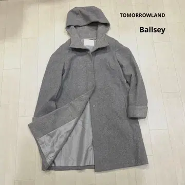 TOMORROWLAND Ballsey 후드 부착 울 코트