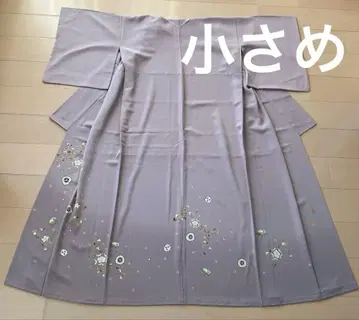 연보라 꽃무늬 츠케사게