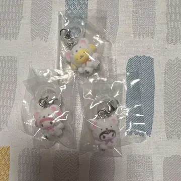 산리오 메지루시 액세서리 복슬복슬 스노우