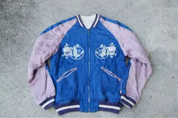 청보라 자수 스카잔 리버서블