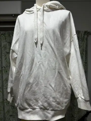 화이트 후디 프린트 포함