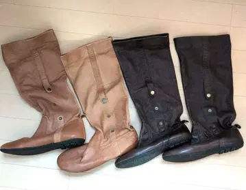 부츠 2세트 브라운