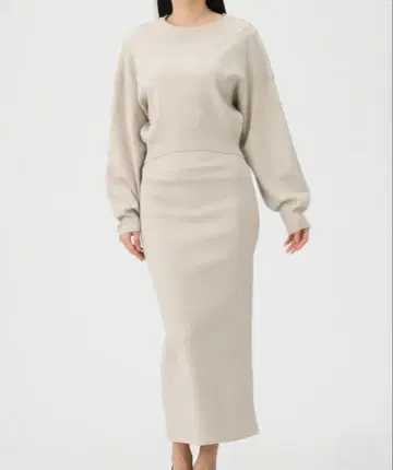 스나이델 아지메 니트 셋업 SWNO235061 여성용