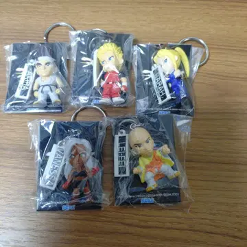 미개봉 버추어 파이터 4 키체인 피규어 5개 세트