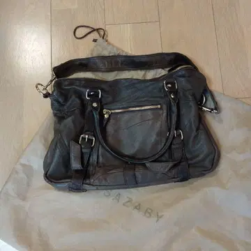 새상품 새상품급 Sazaby 다크 브라운 숄더백 데미지 가공