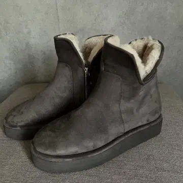 그린 레이블 릴랙싱 인조 모피 숏부츠 L