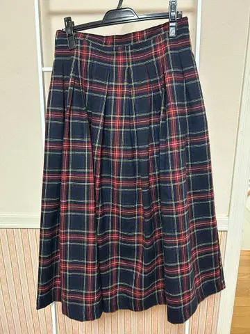 GRANDMA MAMA DAUGHTER 플리츠 스커트 사이즈 2 타탄