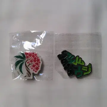 오사카 만박 사우디아라비아관 핀 배지 2개 세트