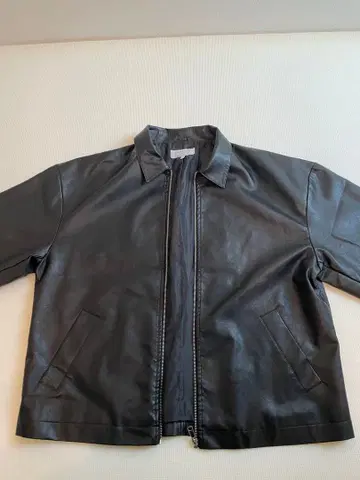 TIMBRE POSTE 가죽 블루종 LL 미사용 새상품 성숙 캐주얼