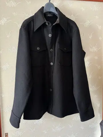 A.P.C. CPO 울 S 블랙