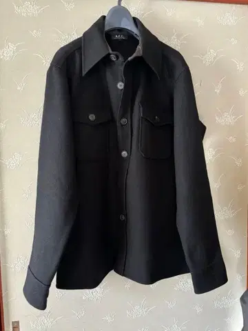 A.P.C. CPO 울 S 블랙