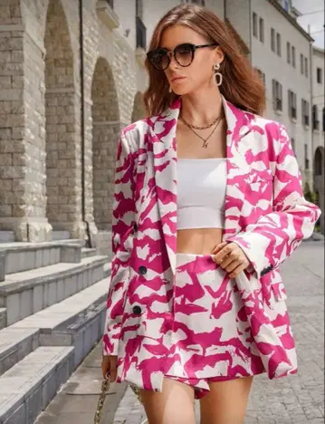 핫핑크 카모플라쥬 셋업