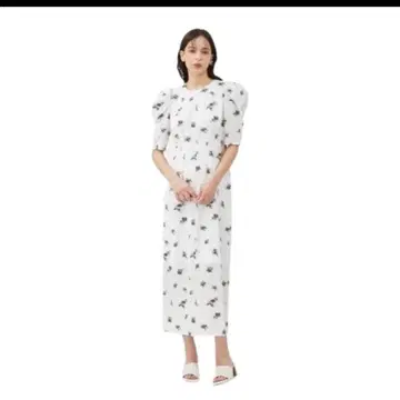 fray.id 원피스 꽃무늬 린넨 마리코 님 착용