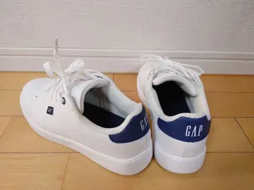 갭 GAP 스니커즈 화이트 x 네이비 23.0cm