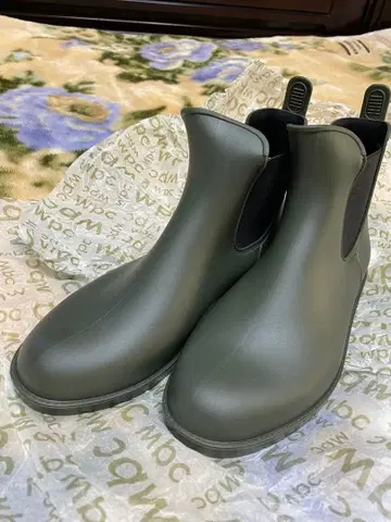 wpc 사이드 고어 레인부츠 미사용 새상품