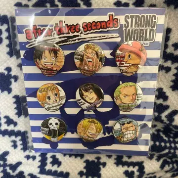 극장판 ONEPIECE Film STRONG WORLD 캔 배지