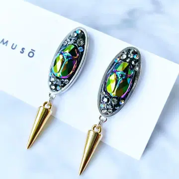 USOMUSO 귀걸이 스카라베 insect