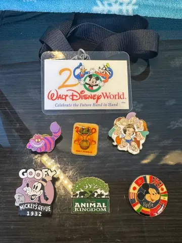 Walt Disney World 네임 스트랩, 핀 등