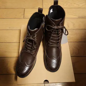 미사용 새상품 부츠 브라운 23.5cm