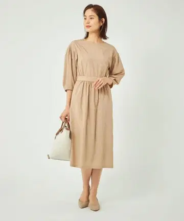 허리 마크 형태 원피스