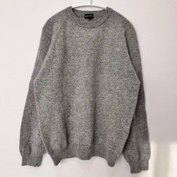 새상품급 *.구택 UNIQLO 그레이 니트 스웨터 울 100% L