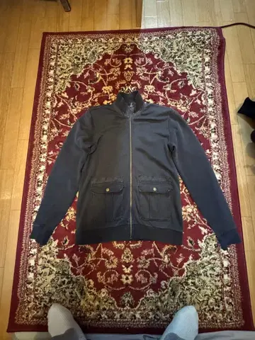 다크 그레이 집업 자켓