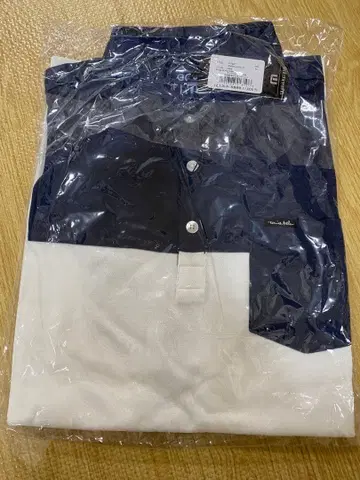 택 포함 새상품 트래비스 매튜 골프 남성용 피케 셔츠 네이비