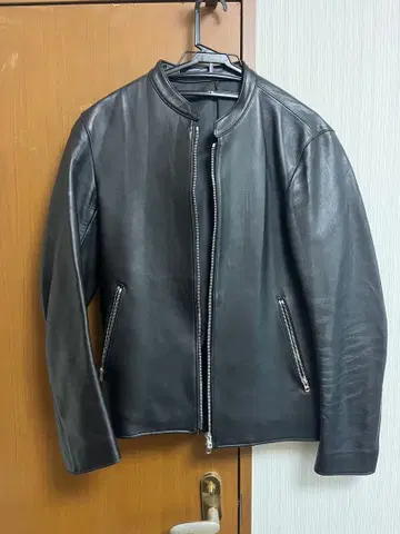 LIDNM 블랙 싱글 라이더 자켓