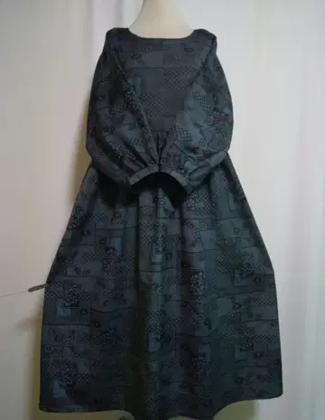 기모노 리메이크 / 돌먼 소매 원피스 사이즈 LL