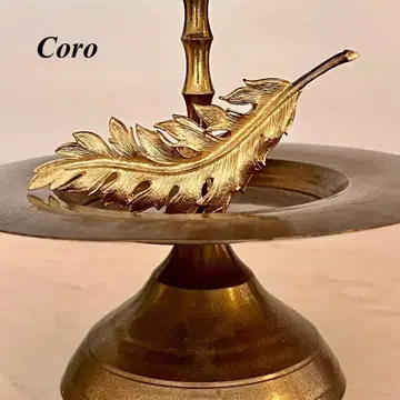 Coro 코로 빈티지 브로치 리프