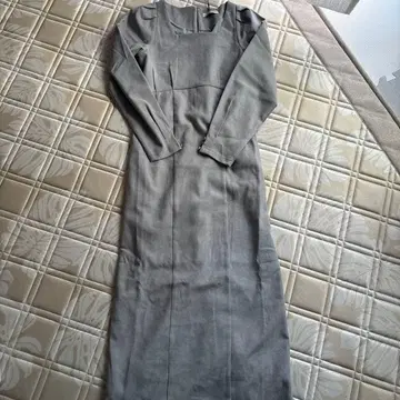 RANDA 블루 그레이 긴팔 원피스