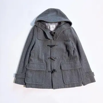 매킨토시 철학 더플 코트 멜톤 숏 그레이
