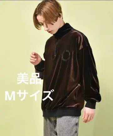 벨로아 하프 지퍼 트랙 자켓