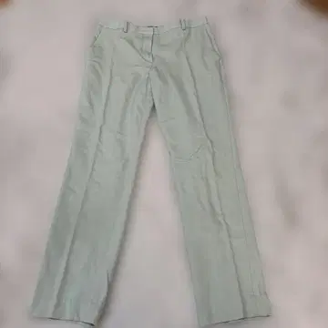 Theory 라이트 그린 슬랙스 4