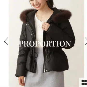 프로포션 바디 드레싱 베이직 숏 다운 블랙 L