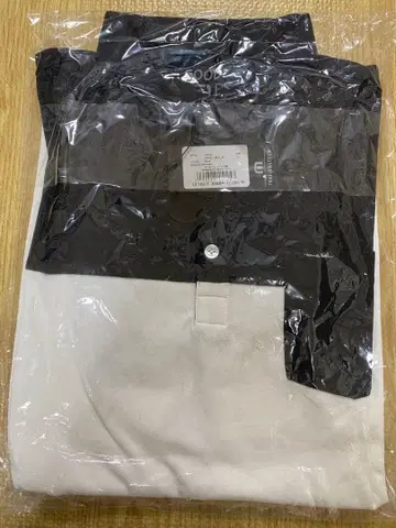 택 포함 새상품 트래비스 매튜 골프 남성용 피케 셔츠 블랙