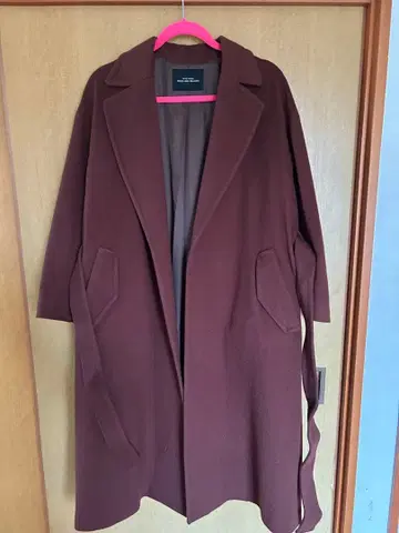 GREEN LABEL RELAXING 브라운 롱 코트