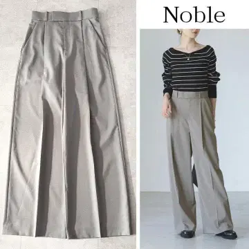 컨디션 최상 24AW 노블 에스테르 트윌 스트레치 와이드 팬츠 36