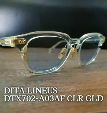 [ 레어템 ] DITA LINEUS DTX702-A03AF 클리어 골드