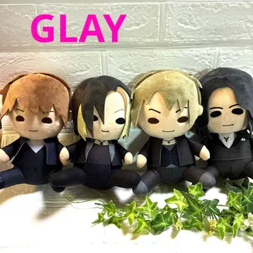 GLAY 앉은 봉제 인형 4인 컴프
